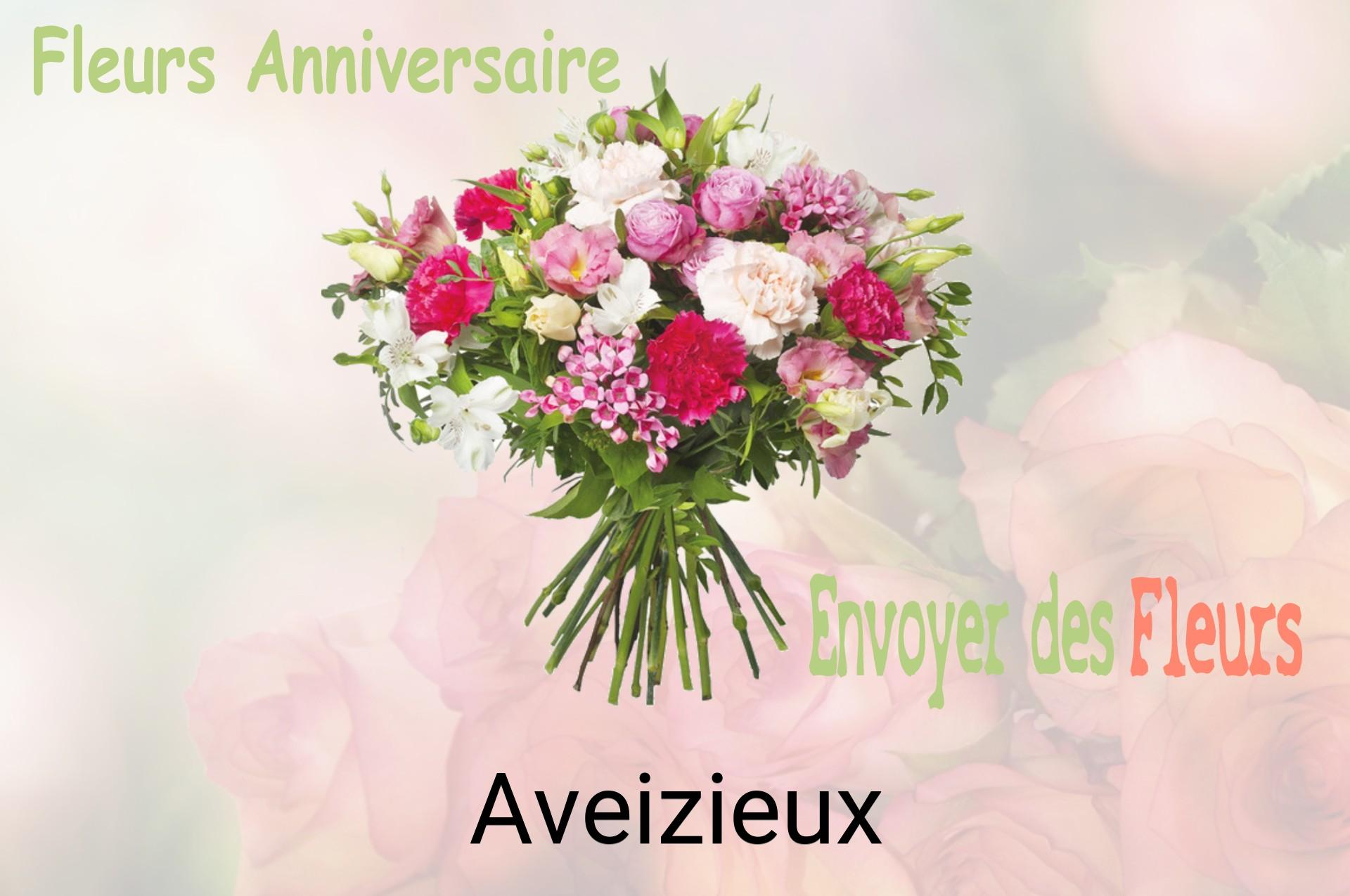 Bouquet de fleurs d’anniversaire livré à Aveizieux